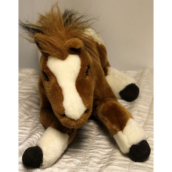 Breyer Brown Horse Appaloosa White Spots Plush Stuffed Animal 18" - Picture 2 of 8